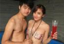 ภาพหลุด!! อุ้ม นุ่งทูพีชเล่นน้ำคู่ เต๋อ