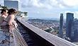 สระว่ายน้ำลอยฟ้า Marina bay