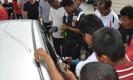 ระทึก! เด็ก 2 ขวบติดในรถ พ่อจ่ายตลาดเพลิน